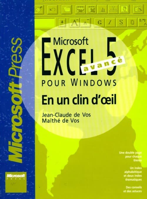 Microsoft Excel 5 avancé pour Windows - Jean-Claude De Vos