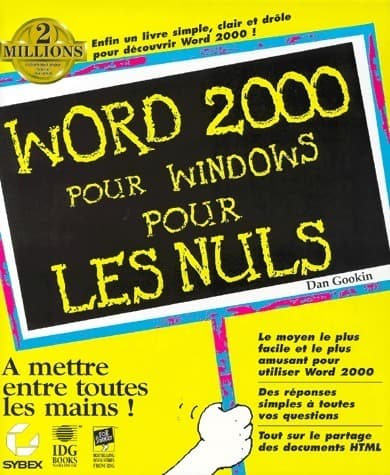 Word 2000 pour Windows pour les nuls - Dan Gookin