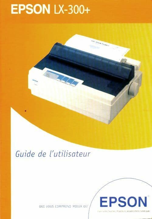 Epson LX-300+. Guide de l'utilisateur - Collectif