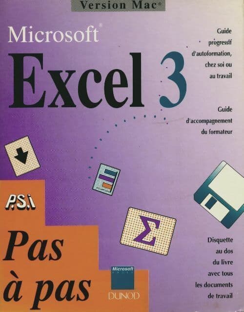 Manuel pratique . Exel 3 mac pas a pas - Janet Rampa