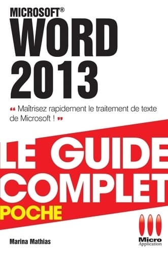 Complet poche Word 2013 - Marina Mathias