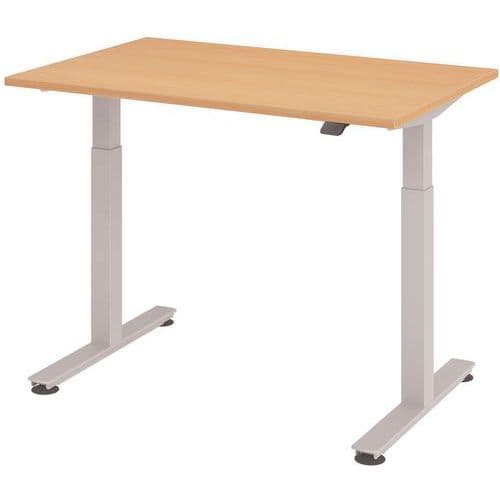 Bureau Droit Ãlectrique 120 X 80 Cm HÃªtre