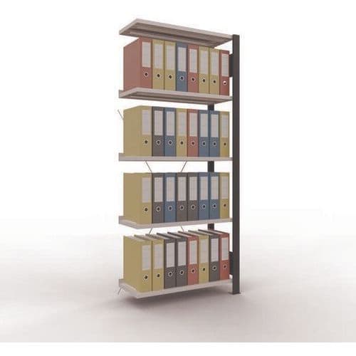 Rayonnage Suivant 1 Face Aristo-clip 1800x300x750 Gris