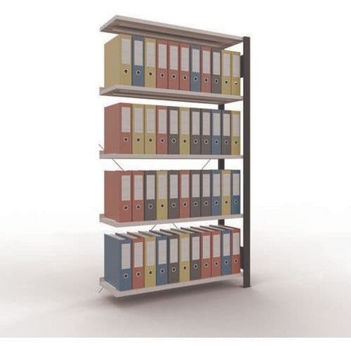 Rayonnage Suivant 1 Face Aristo-clip 1800x300x1000 Gris