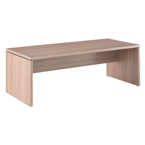 Bureau Droit Flora L 210 Cm Noyer