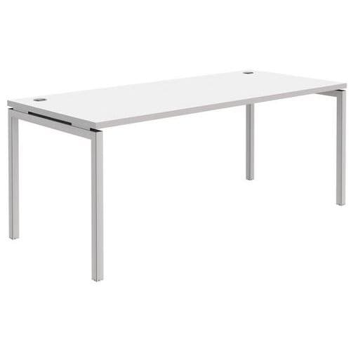 Bureau Open Blanc/blanc L Ht:180 Cm