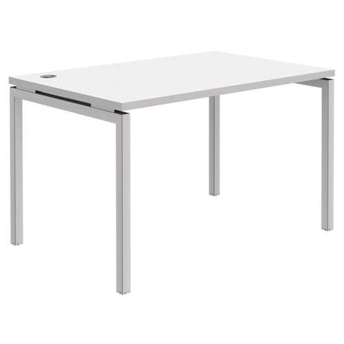 Bureau Open Blanc/blanc L Ht:120 Cm