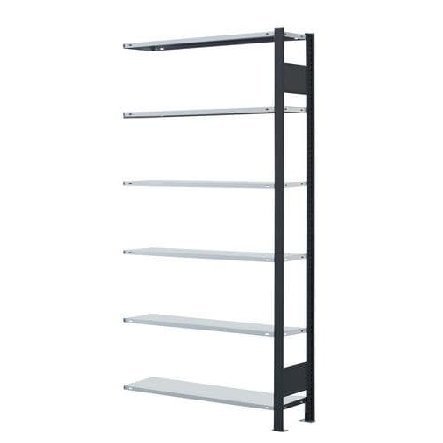 Rayonnage Suivant 1 Face Aristo-clip 2300x300x1000 Noir