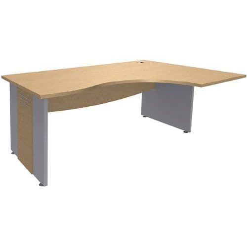 Bureau AsymÃ©trique Pieds Panneaux Ã Droite 180 Cm T.1316