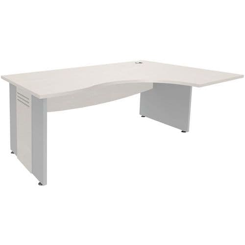 Bureau AsymÃ©trique Pieds Panneaux Ã Droite 180 Cm T.2318