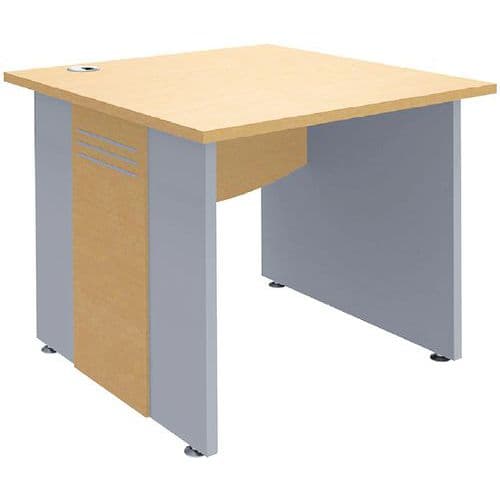 Bureau Pieds Panneaux MÃ©lamine Longueur 80 Cm T.1316