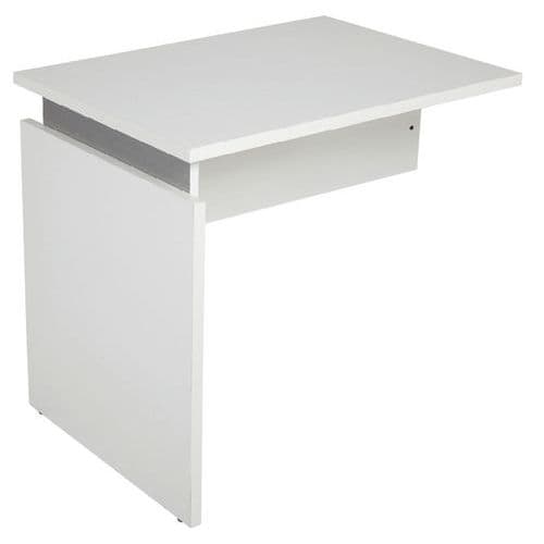 Retour Suspendu LinÃ©o 80x60 1 Pied Pann. Blc Entretoise Alu